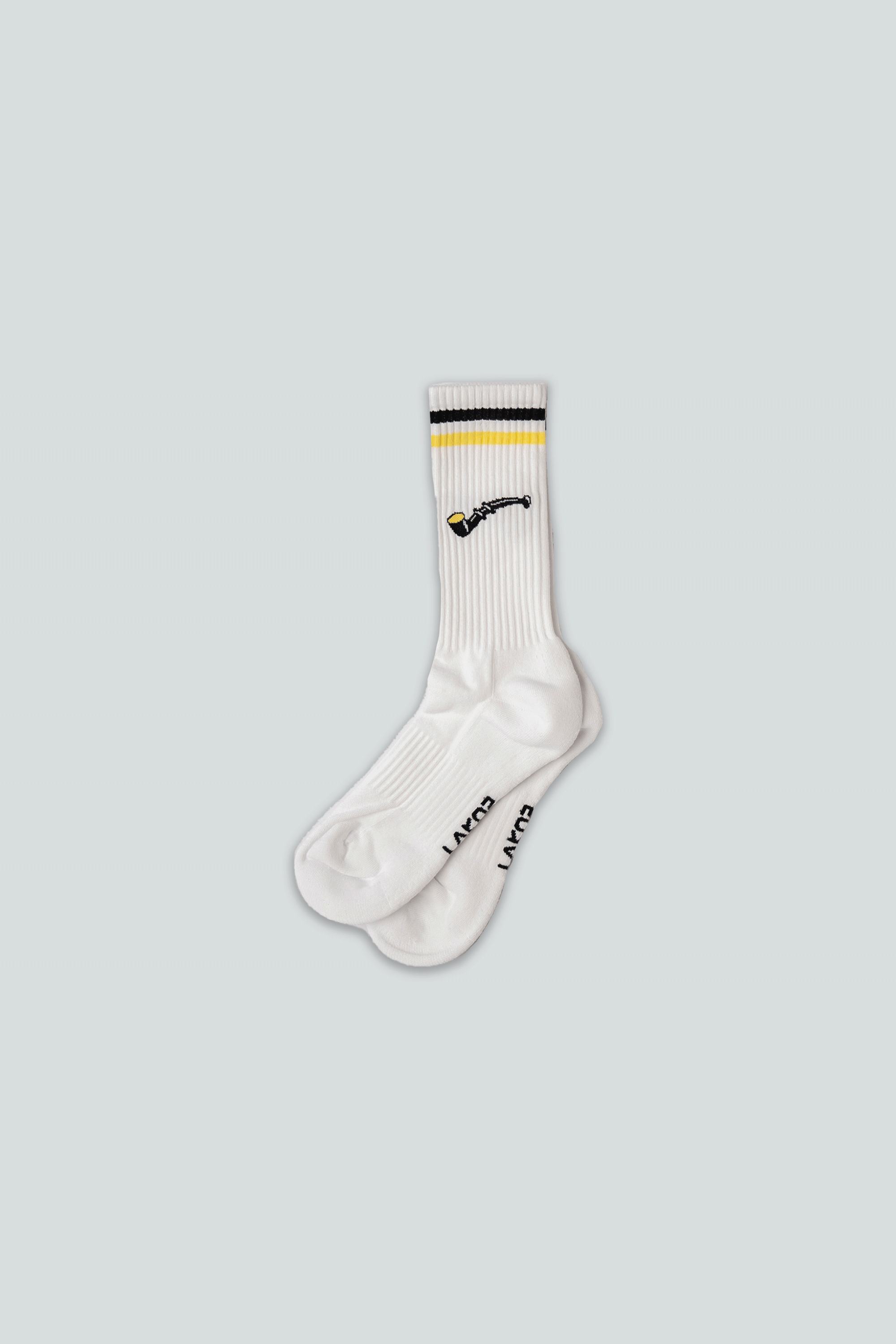 LAKOR Salt Lakridspibe Socks Tennis Socks White