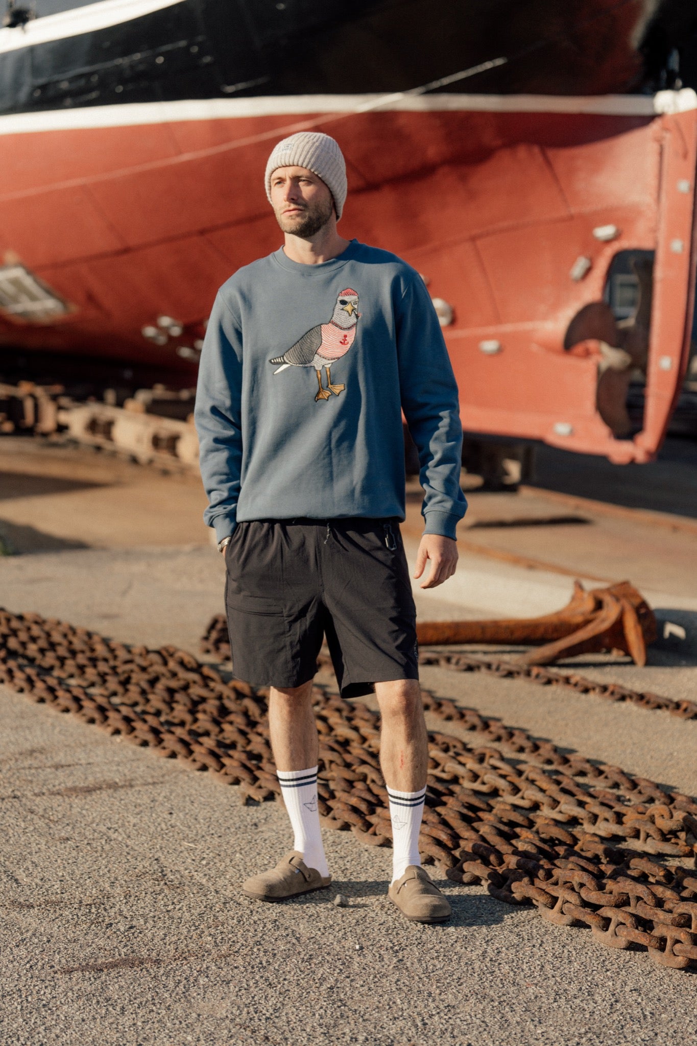 LAKOR Seaborn Seagull Crewneck Sweatshirt Bering Sea