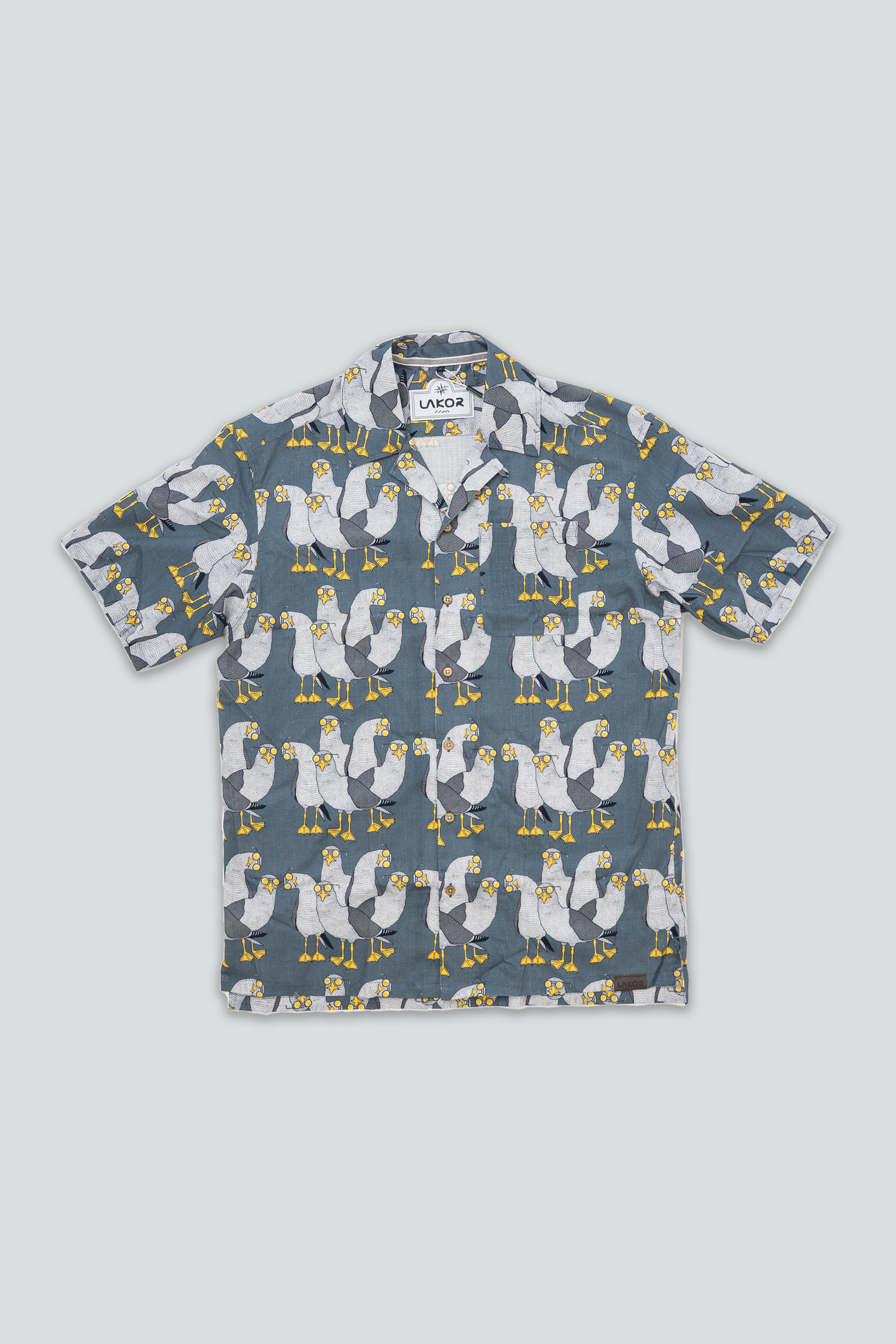 LAKOR Seagull Squad Shirt Short Sleeve Shirt Dark Slate