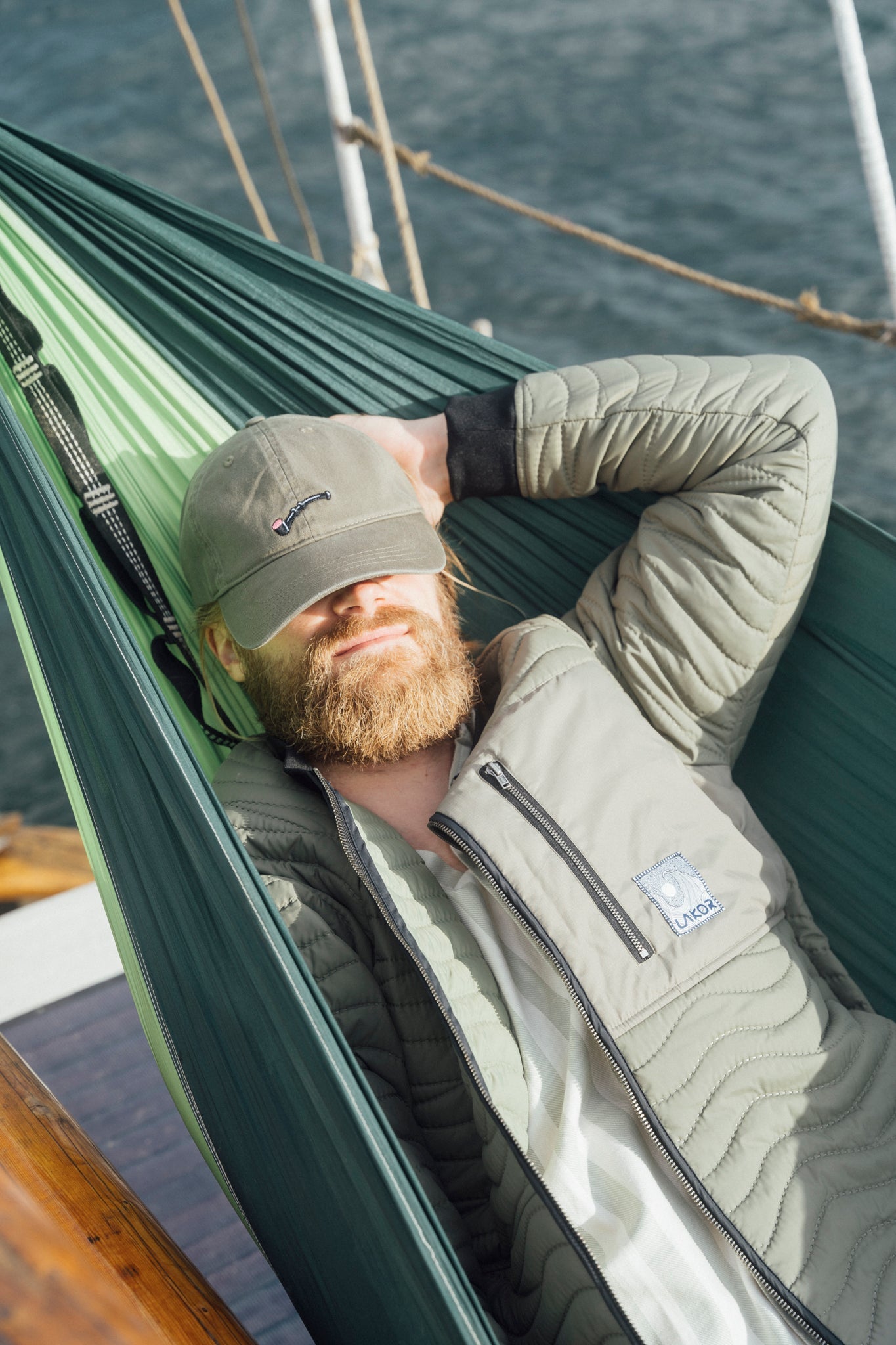 LAKOR Seaway Quilt Jacket Jacket Deep Lichen Green