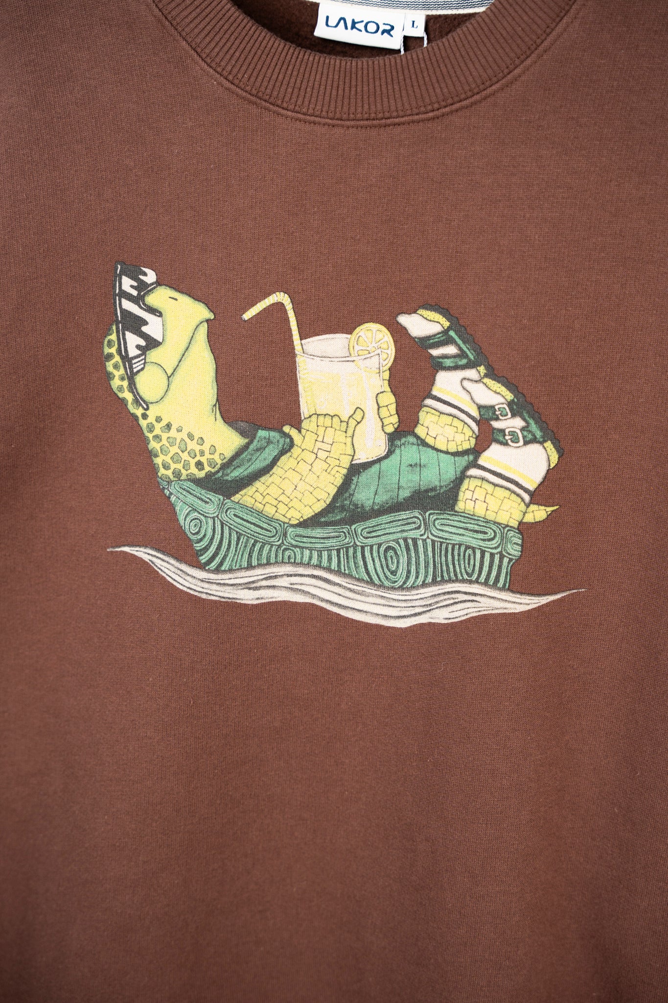 Slow Flow Crewneck - Chicory Coffee