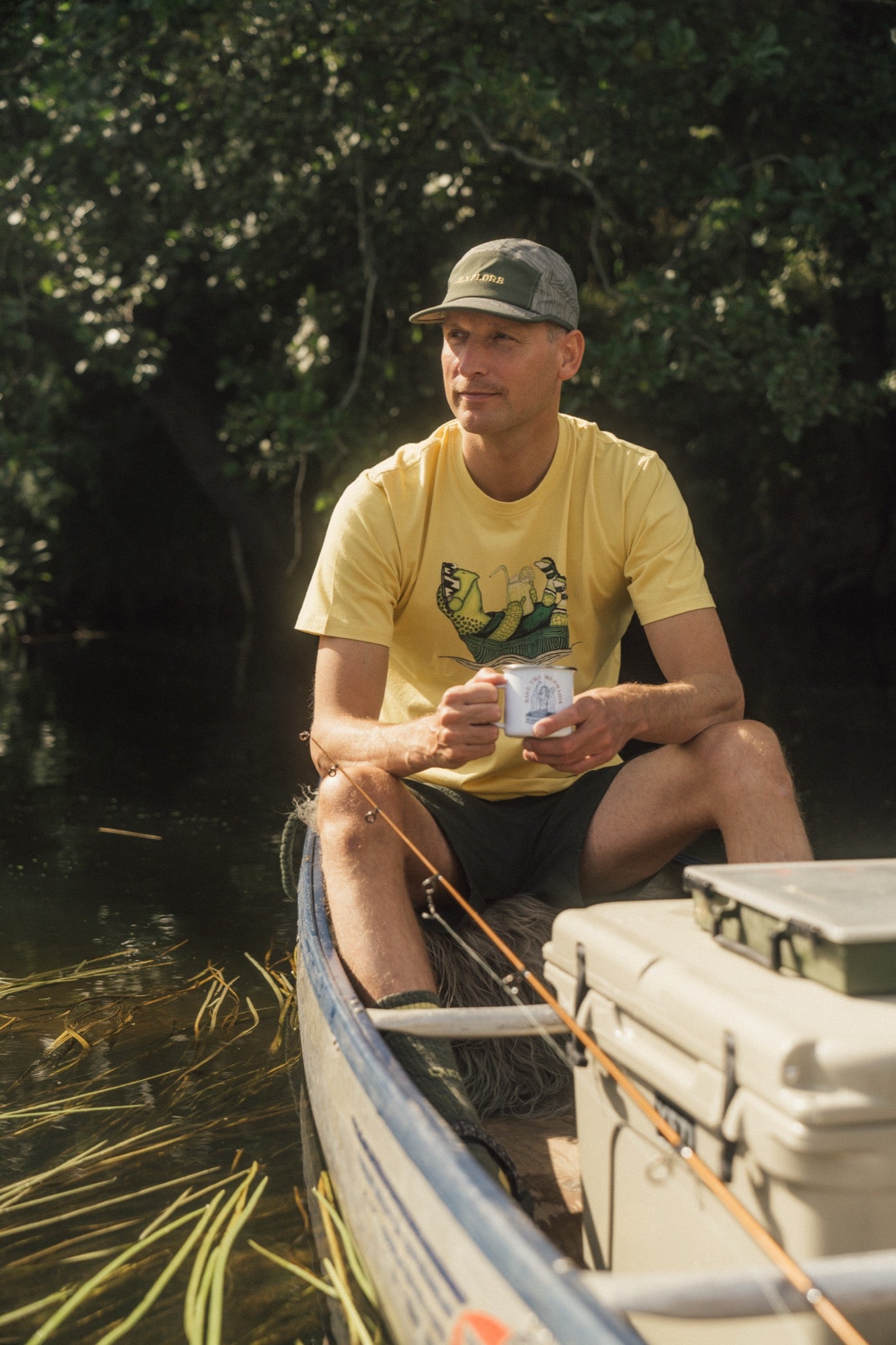 LAKOR Slow Flow T-shirt T-Shirt Cream Gold