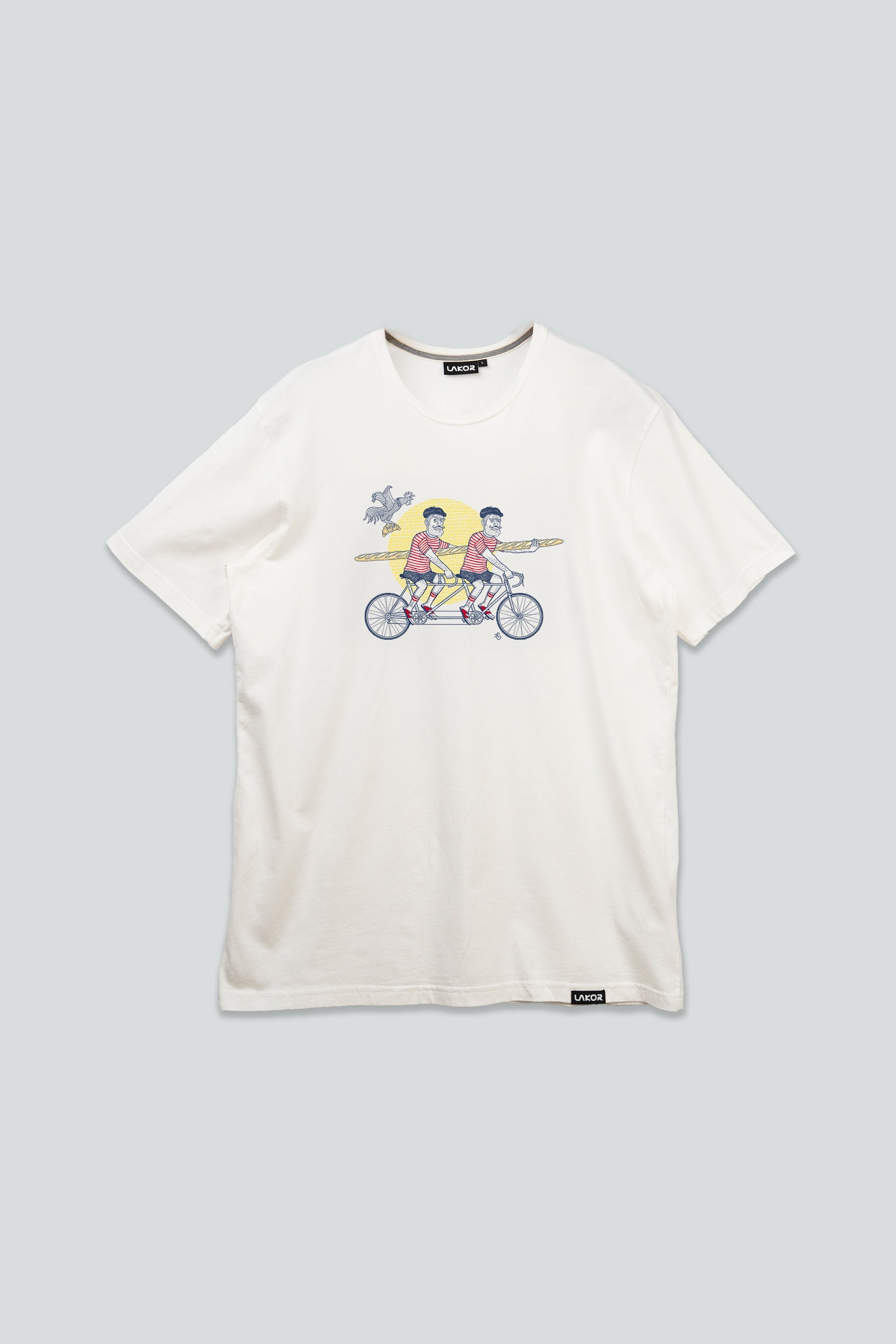 LAKOR Social Cyclist T-shirt T-Shirt Star White