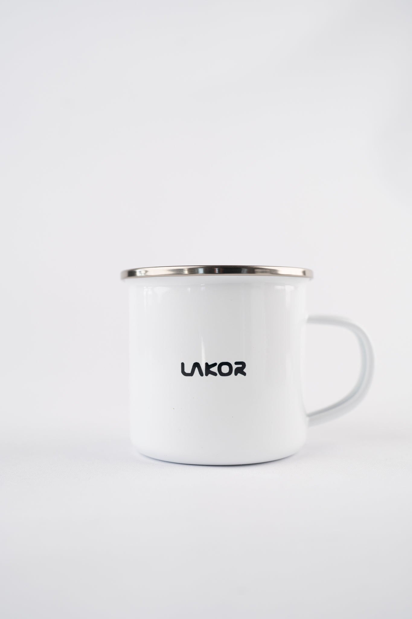 LAKOR Sunshine Seagull Emaljekrus Mug White