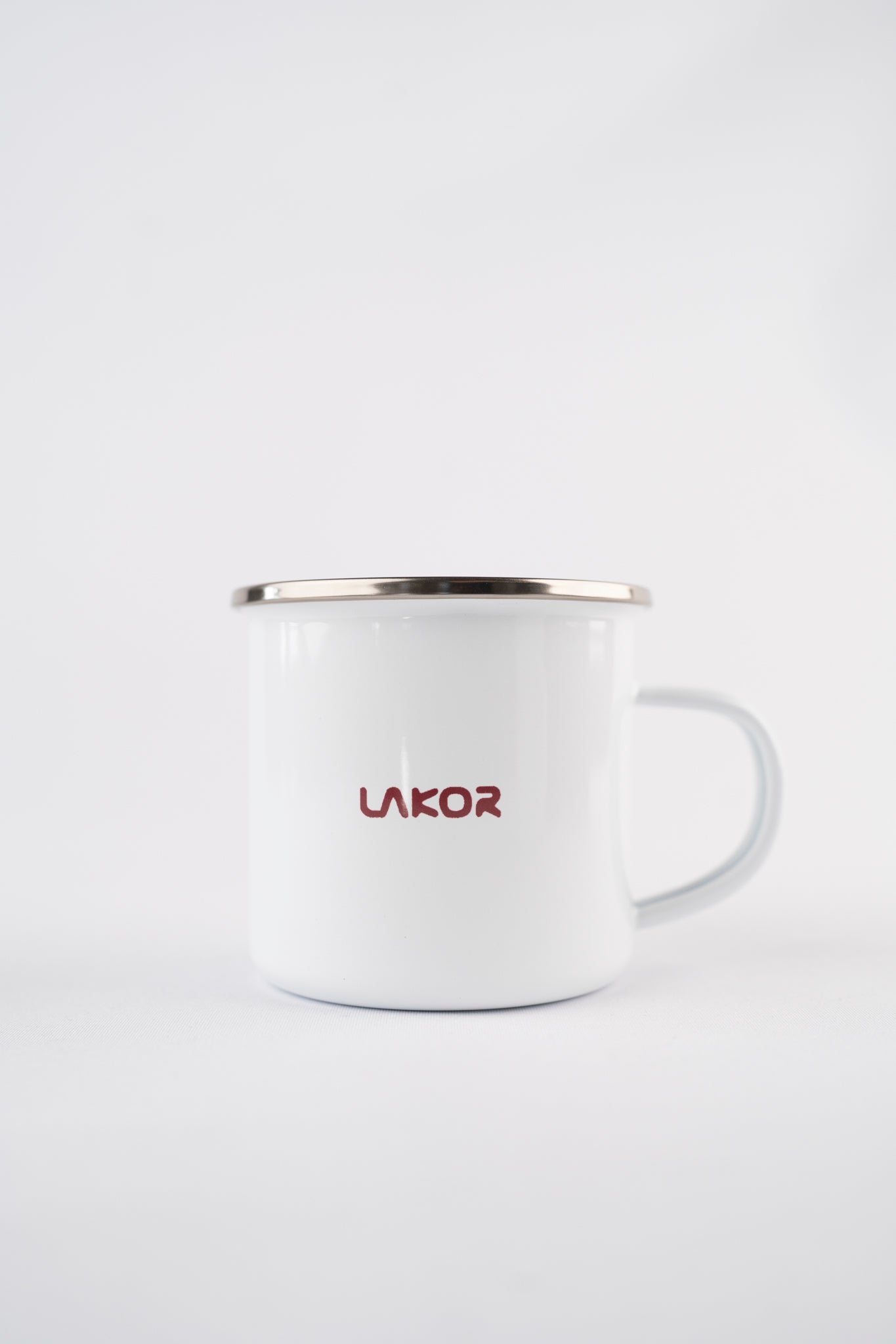 Tinned Mermaid Enamel Mug - White