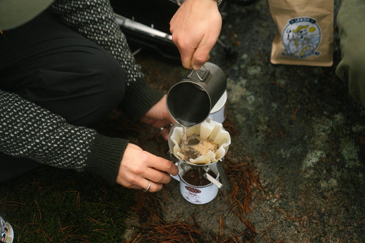 LAKOR Toxic Mushroom Emaljekrus Mug White