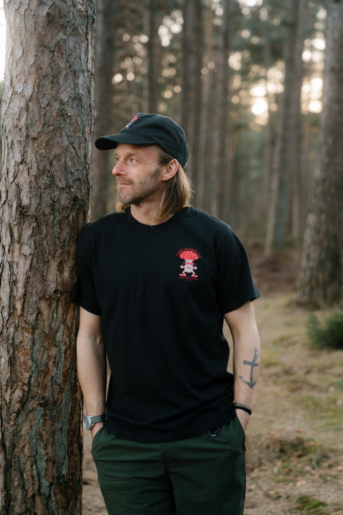 LAKOR Toxic Mushroom T-shirt T-Shirt Moonless Night