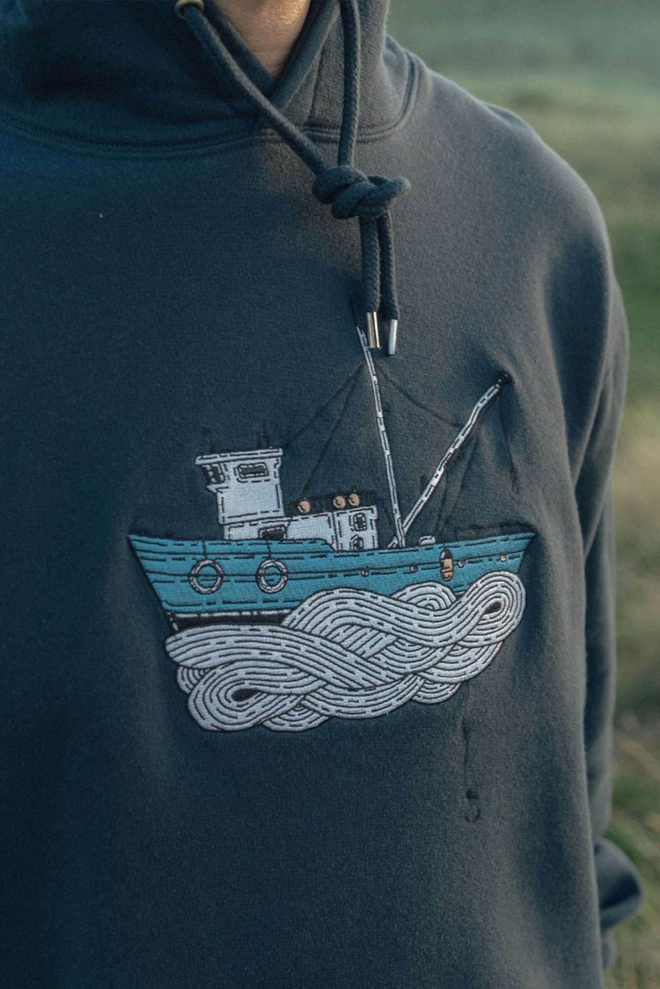 Fishing Vessel Hoodie (Blueberry)