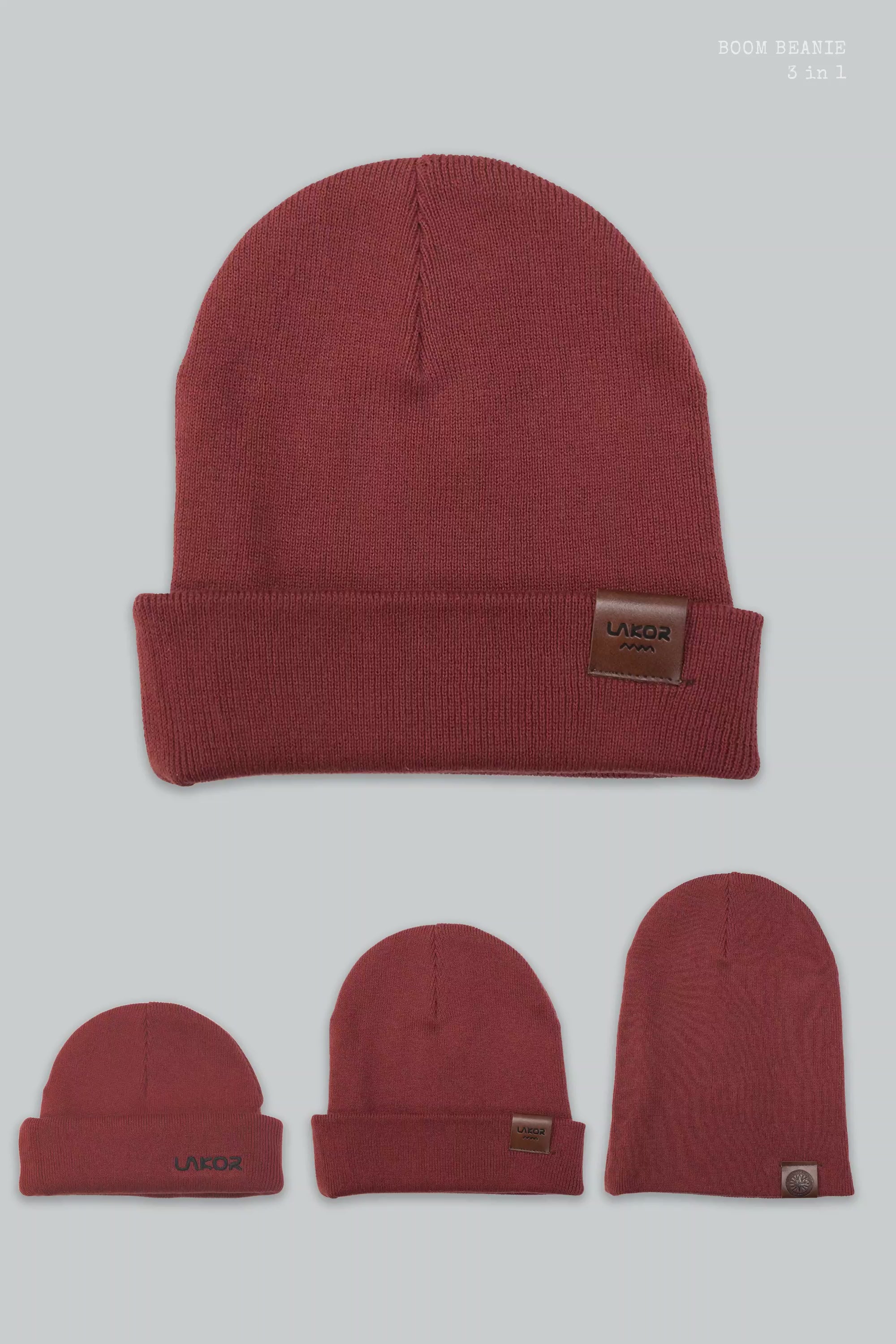 Boom Beanie (Redbrown)